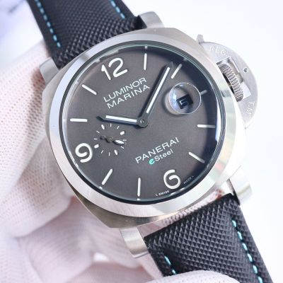 Panerai 1950 Series 2555 Movement 44*16.2MM Men Mechanical Grey/Blue/Black Watch
